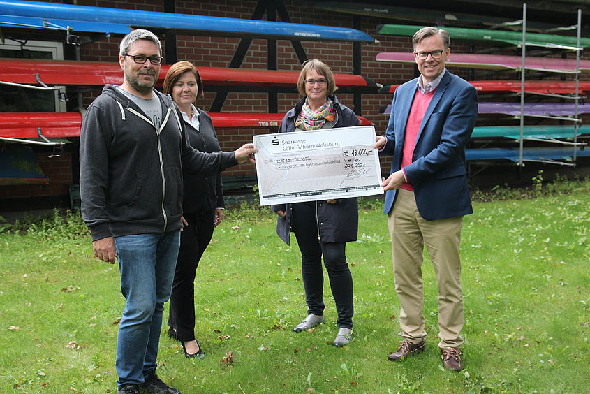 Landkreis Gifhorn Stiftung unterstützt den Ruderverein am Gymnasium Hankensbüttel